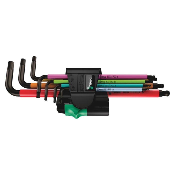 Wera 950/7 Juego de Llaves Allen Hex-Plus Multicolour Magnet 1, Métrico, 7 Piezas, 1.5-6 mm Wera 950/7 Juego de Llaves Allen Hex-Plus Multicolour Magnet 1, Métrico, 7 Piezas, 1.5-6 mm