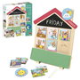 Diset Juego Rutinas Diarias para Niños 2 Años, Ayuda a Aprender y Organizar Rutinas, Incluye Casa de Madera y Tarjetas