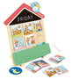 Diset Juego Rutinas Diarias para Niños 2 Años, Ayuda a Aprender y Organizar Rutinas, Incluye Casa de Madera y Tarjetas
