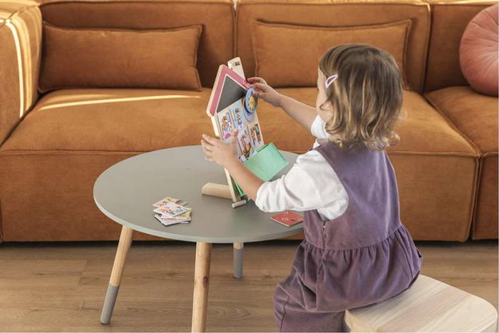 Diset Juego Rutinas Diarias para Niños 2 Años, Ayuda a Aprender y Organizar Rutinas, Incluye Casa de Madera y Tarjetas