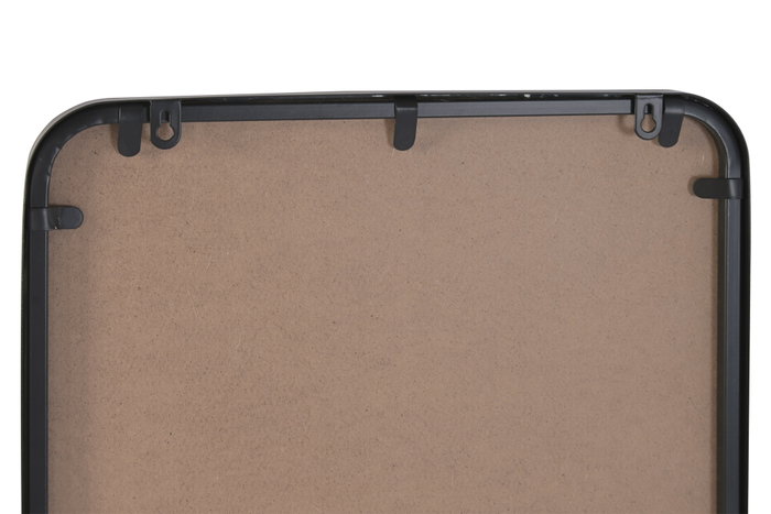 DKD Home Decor Espejo Loft Anxi Recto Negro 2 x 130 x 40 cm Hierro y Cristal