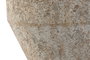 DKD Home Decor Jarrón de Metal Blanco 31,5x31,5x38,5 cm
