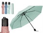Arte Regal Paraguas Plegable Recto Manual - Diámetro 54 cm, 8 Varillas, Estructura Acero, con Bolsa - Colores Azul, Rosa, Verde - Dimensiones 24x5x5 cm (Set de 24)