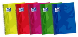 Bloc Oxford School Classic Tapa Pp Fº 80H Pauta 2,5 90G Surtido (5 Col.) (Set de 5)