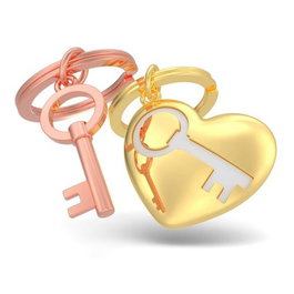 METALMORPHOSE Llavero Lifestyle Llave Corazón
