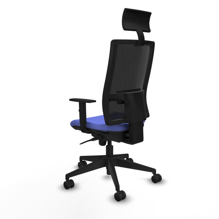 PIQUERAS Y CRESPO Silla de oficina Horna Azul claro con mecanismo Sincro