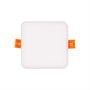 Placa LED Cuadrada sin Marco 8W 519Lm 4000K Blanco