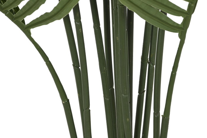 DKD Home Decor Planta Areca Verde con Pie de Cemento 80x80x169 cm