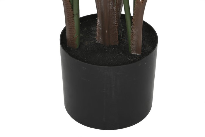DKD Home Decor Planta Areca Verde con Pie de Cemento 80x80x169 cm