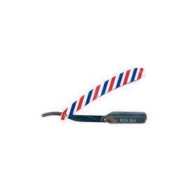 Zzmen Navaja Razor Scissors Barber Line Navaja de Corte para Barbería con Mango Dibujo Rayas