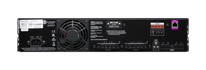 Crown CDi-4-300 Amplificador de 4 Canales DriveCore con DSP y Red para Instalaciones Pequeñas/Medianas