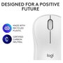 Logitech M240 Silent Ratón Bluetooth Blanco