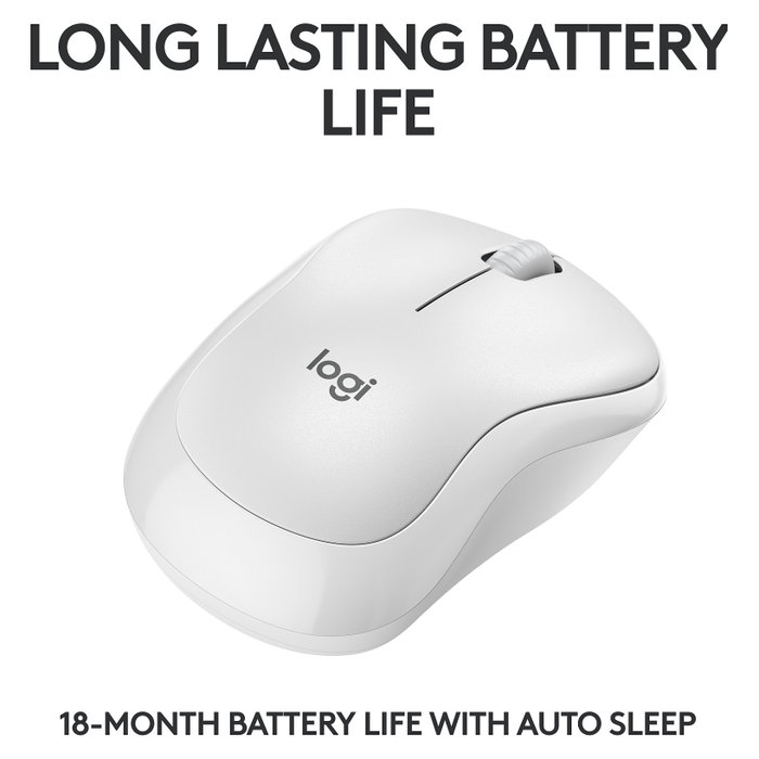 Logitech M240 Silent Ratón Bluetooth Blanco Logitech M240 Silent Ratón Bluetooth Blanco