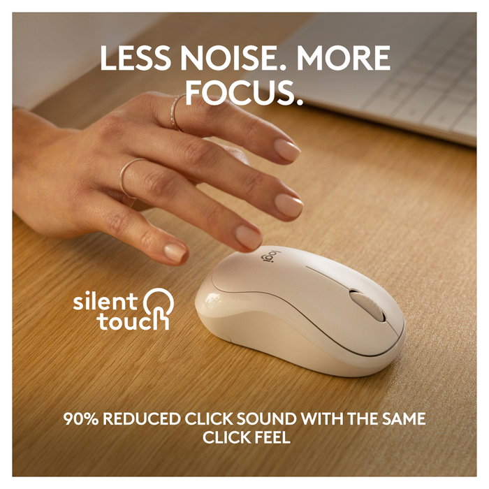 Logitech M240 Silent Ratón Bluetooth Blanco Logitech M240 Silent Ratón Bluetooth Blanco
