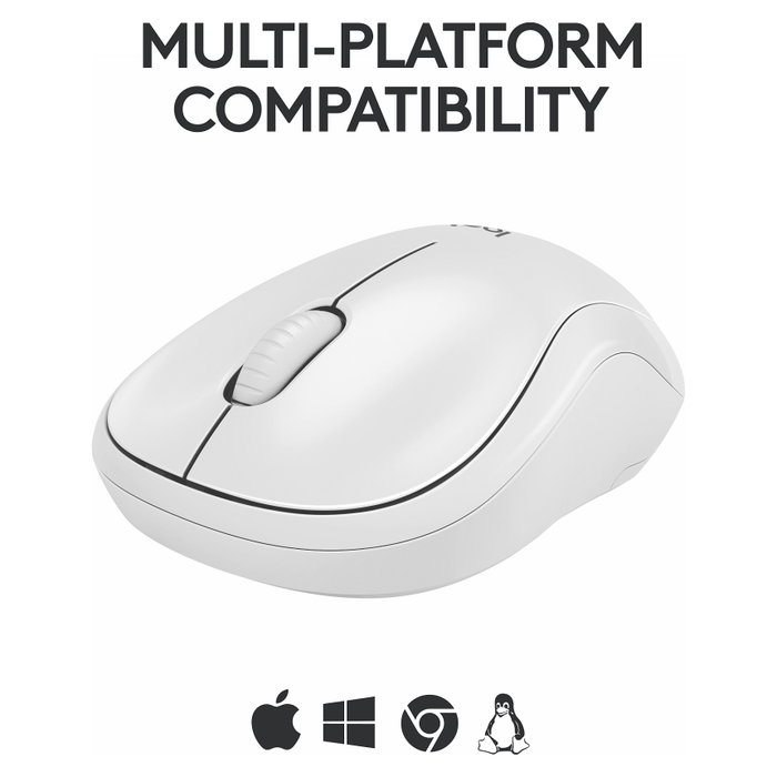 Logitech M240 Silent Ratón Bluetooth Blanco Logitech M240 Silent Ratón Bluetooth Blanco