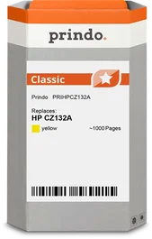 Prindo Cartucho de tinta amarillo PRIHPCZ132A Classic