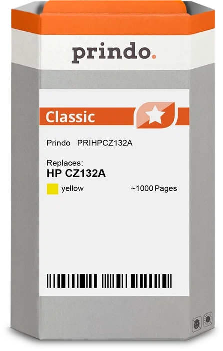 Prindo Cartucho de tinta amarillo PRIHPCZ132A Classic Prindo Cartucho de tinta amarillo PRIHPCZ132A Classic