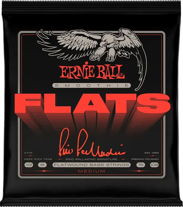 Ernieball Juego Bajo Eléctrico Signature Pino Palladino Medium 43-108 Ernieball Juego Bajo Eléctrico Signature Pino Palladino Medium 43-108