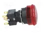 OMRON Interruptor de emergencia A165E-LS-24D-02 con LED 24V