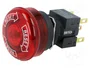 OMRON Interruptor de emergencia A165E-LS-24D-02 con LED 24V