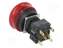 OMRON Interruptor de emergencia A165E-LS-24D-02 con LED 24V
