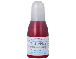 Tsukineko Tinta BRILLANCE Cobre carmesí efecto nacarado 20ml