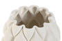 DKD Home Decor Jarron Moderno Blanco Gres 15 x 15 x 15 cm
