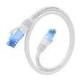 AISENS A1351 - Cable de Red RJ45 Cat.6 UTP CCA 0.3m (30 cm) para 1000 Mbps, Blanco