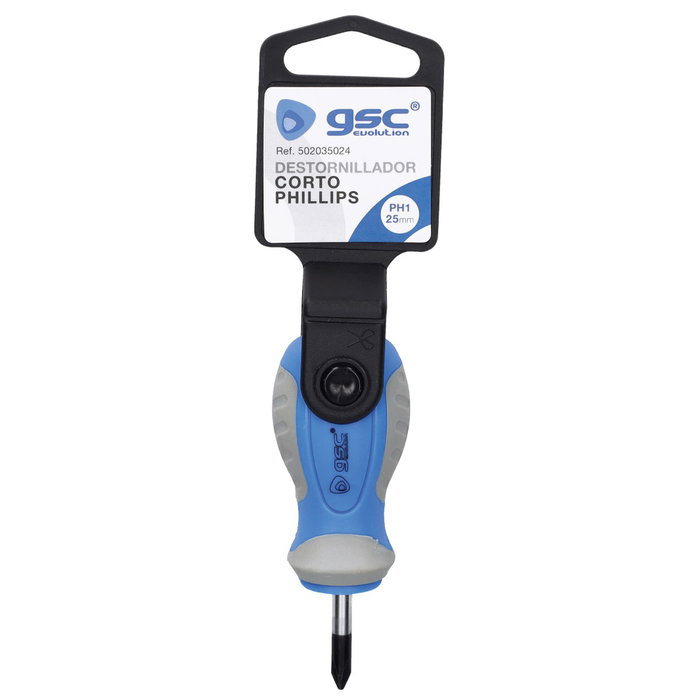 GSC Evolution Destornillador Phillips PH1x25mm corto GSC Evolution Destornillador Phillips PH1x25mm corto