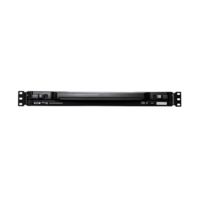 Eaton B020-U16-19-K Interruptor KVM Consola NetDirector 16 Puertos 1U con Pantalla LCD de 19", Montaje en Rack, Teclado Francés, Incluye Cables PS2/USB