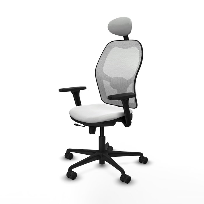 PIQUERAS Y CRESPO Silla de Oficina Jorquera Blanca con Mecanismo Sincro/Traslack PIQUERAS Y CRESPO Silla de Oficina Jorquera Blanca con Mecanismo Sincro/Traslack