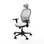 PIQUERAS Y CRESPO Silla de Oficina Jorquera Blanca con Mecanismo Sincro/Traslack