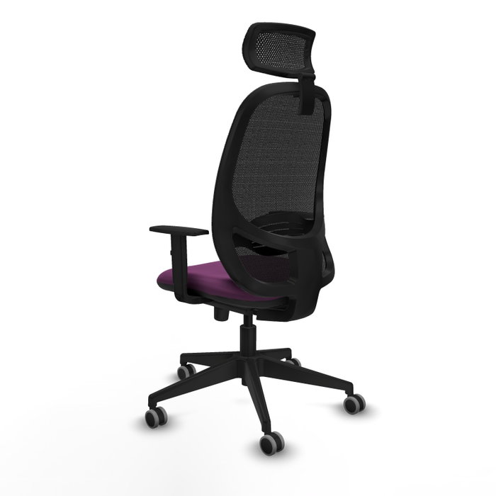 PIQUERAS Y CRESPO Silla de oficina Cilanco con mecanismo Sincro, Morado y Negro PIQUERAS Y CRESPO Silla de oficina Cilanco con mecanismo Sincro, Morado y Negro