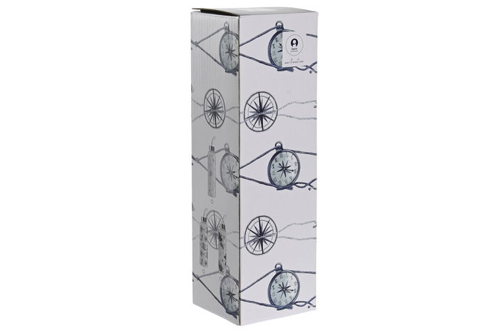 DKD Home Decor Botella Stella Maris 550ml Azul Surtido de 3