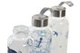 DKD Home Decor Botella Stella Maris 550ml Azul Surtido de 3