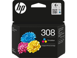 HP Cartucho 308 Color Cian, Magenta y Amarillo 120 p