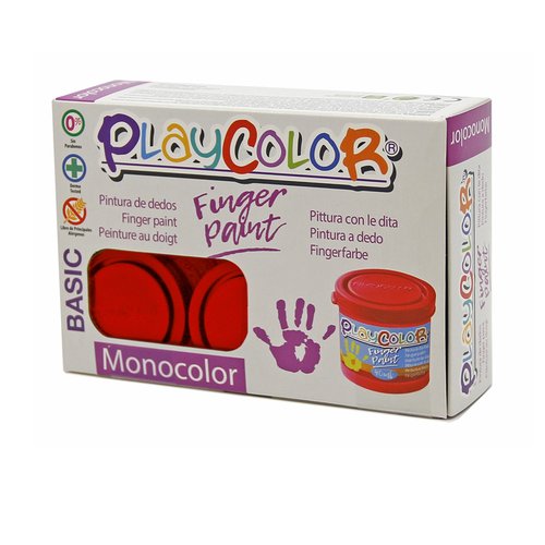Pintura De Dedos Playcolor Basic 40 Ml (Bote) Monocolor Blanco Estuche De 6 Pintura De Dedos Playcolor Basic 40 Ml (Bote) Monocolor Blanco Estuche De 6