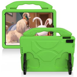 eSTUFF Funda Protectora HANDY para Apple iPad 10.2 (todos los modelos) - Verde a Prueba de Golpes para Niños
