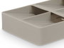 Kinvara Soporte Tenedores Cucharas Surtidos Gris 40.2x4.7x15.8 cm (Set de 12)
