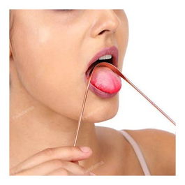 E-KOALA Raspador De Lengua De Cobre Con Bolsa