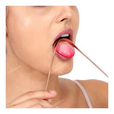 E-KOALA Raspador De Lengua De Cobre Con Bolsa