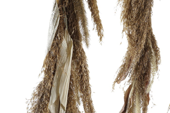 DKD Home Decor Guirnalda de Flor Seca Natural Surtido de 3 piezas