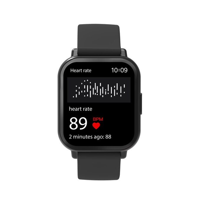 Denver Smartwatch con Bluetooth, frecuencia cardíaca y presión arterial - Negro Denver Smartwatch con Bluetooth, frecuencia cardíaca y presión arterial - Negro