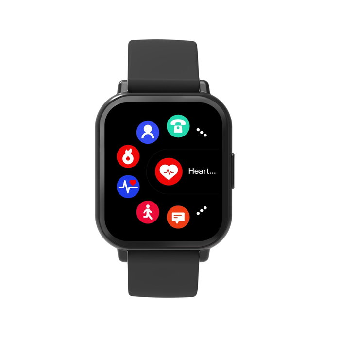 Denver Smartwatch con Bluetooth, frecuencia cardíaca y presión arterial - Negro Denver Smartwatch con Bluetooth, frecuencia cardíaca y presión arterial - Negro