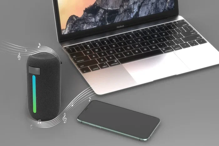 Gembird SPK-BT-LED-07 Altavoz Portátil Bluetooth para Fiestas con Luces LED RGB, Micrófono, Radio FM, Entrada AUX/USB/MicroSD, Batería Recargable 4h, 5W, Negro