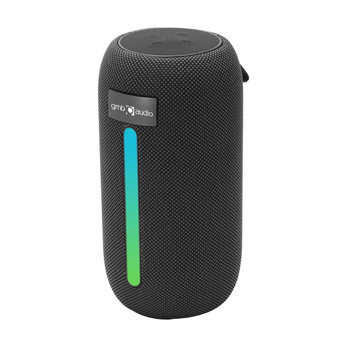 Gembird Altavoz portátil Bluetooth con efecto de luz LED RGB negro Gembird Altavoz portátil Bluetooth con efecto de luz LED RGB negro