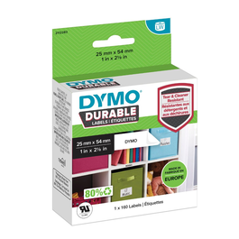 Dymo Etiquetas Duraderas LabelWriter 25 x 54 mm Blanco