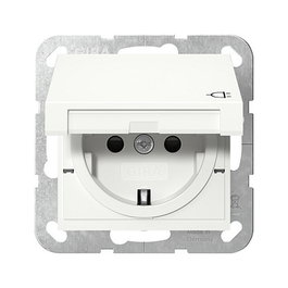 GIRA 441403 Schuko KD + SH System 55 Reinweiß