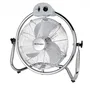Orbegozo PWO 0936 Ventilador de Piso 35 cm, 3 Aspas, 3 Velocidades, 45W, Acero Inoxidable Gris para Piso, Mesa o Ventana