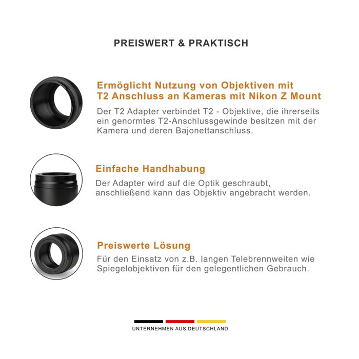 Walimex Adaptador Walimex pro T2 para Nikon Z